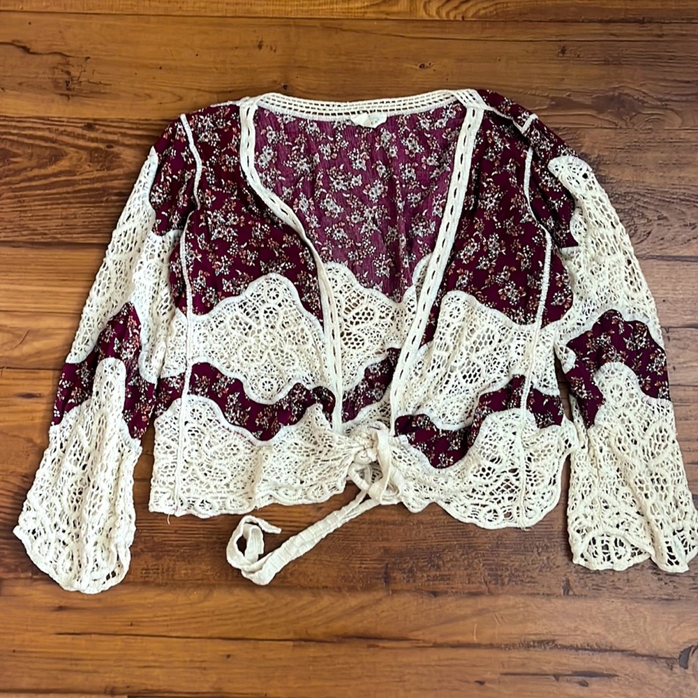 Crochet crop top